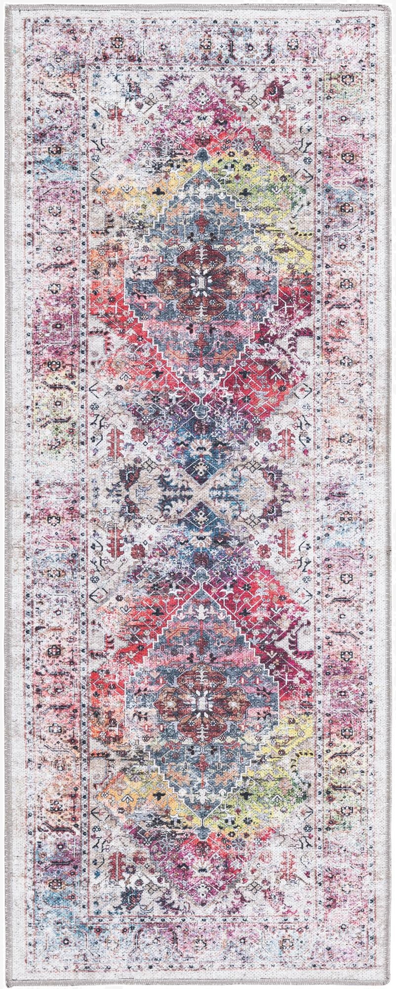 Primary image 2' x 5'  Washable Yara Runner Rug