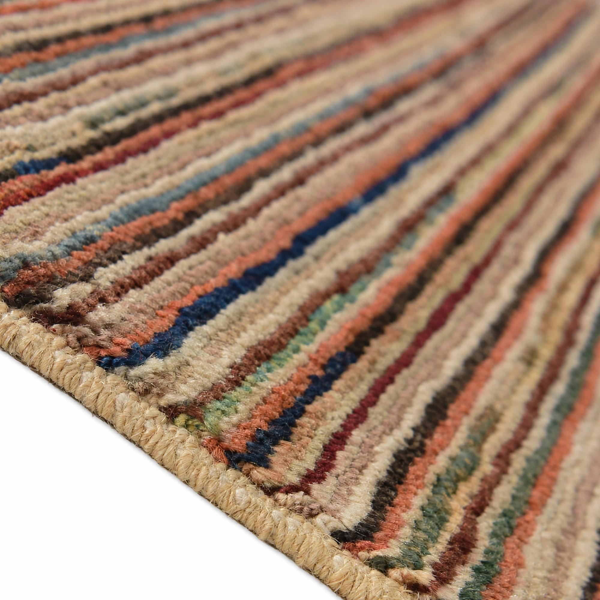 90cm x 400cm anudado a mano Ziegler Modern Alfombra Pasillera