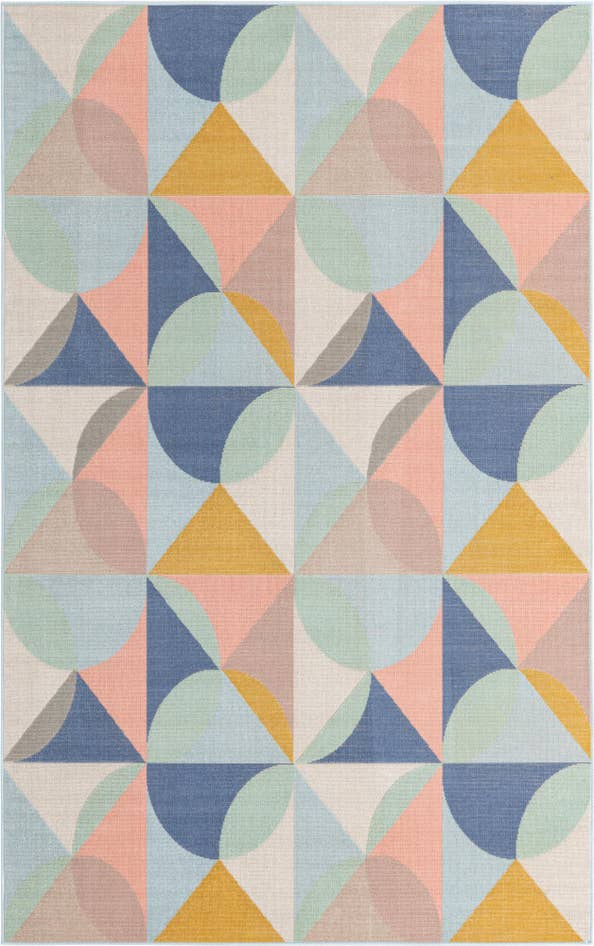 Detail image of 1' 4 x 1' 4 Lotus Sample Rug