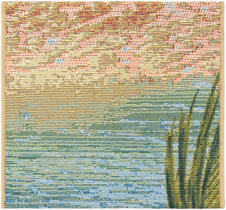 1' 4 x 1' 4 Easy-Clean Coastal Indoor / Outdoor Sample Rug