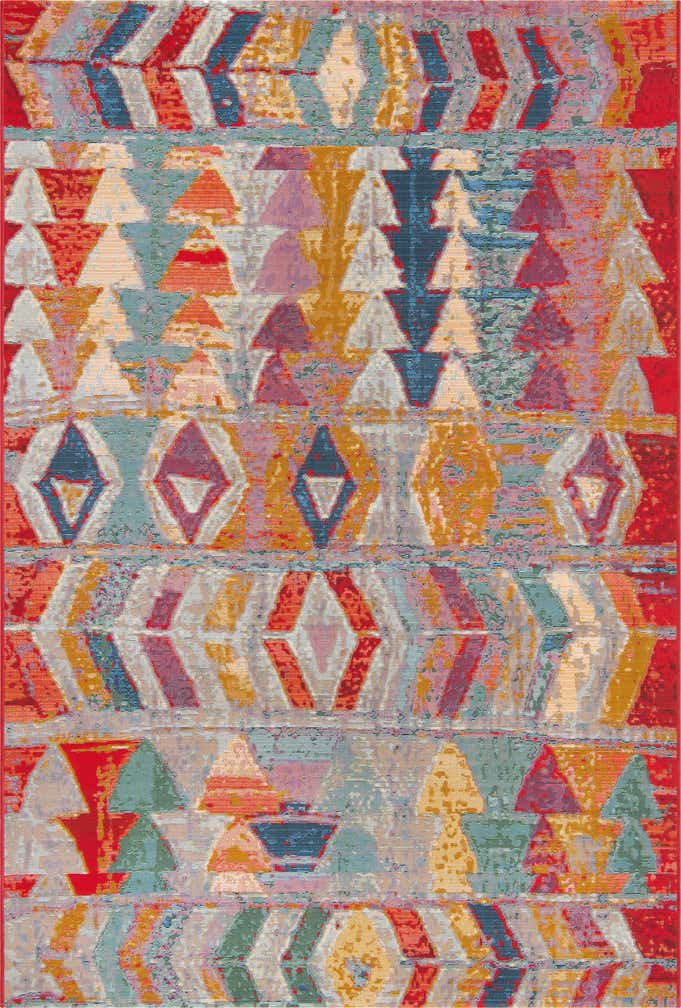 1' 4 x 1' 4 Easy-Clean Modern Indoor / Outdoor Sample Rug