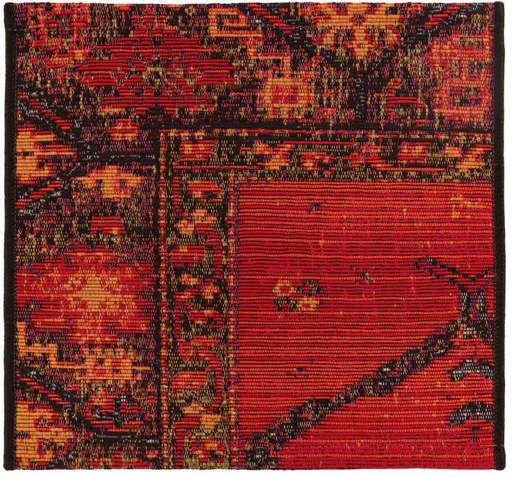 1' 4 x 1' 4 Easy-Clean Tribal Indoor / Outdoor Sample Rug
