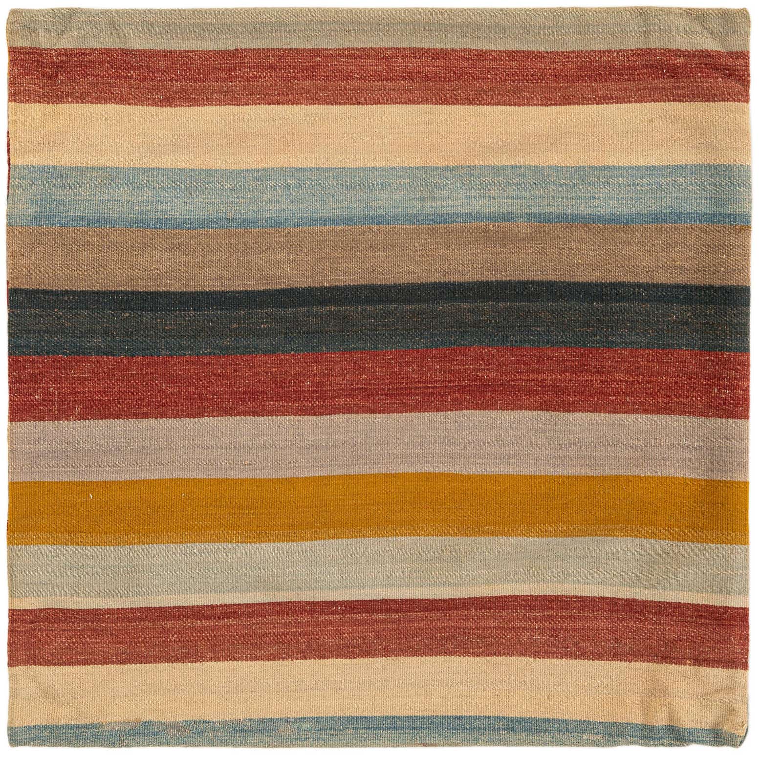 3' 3 x 3' 3 Hand Knotted Persian Wool Square Rug