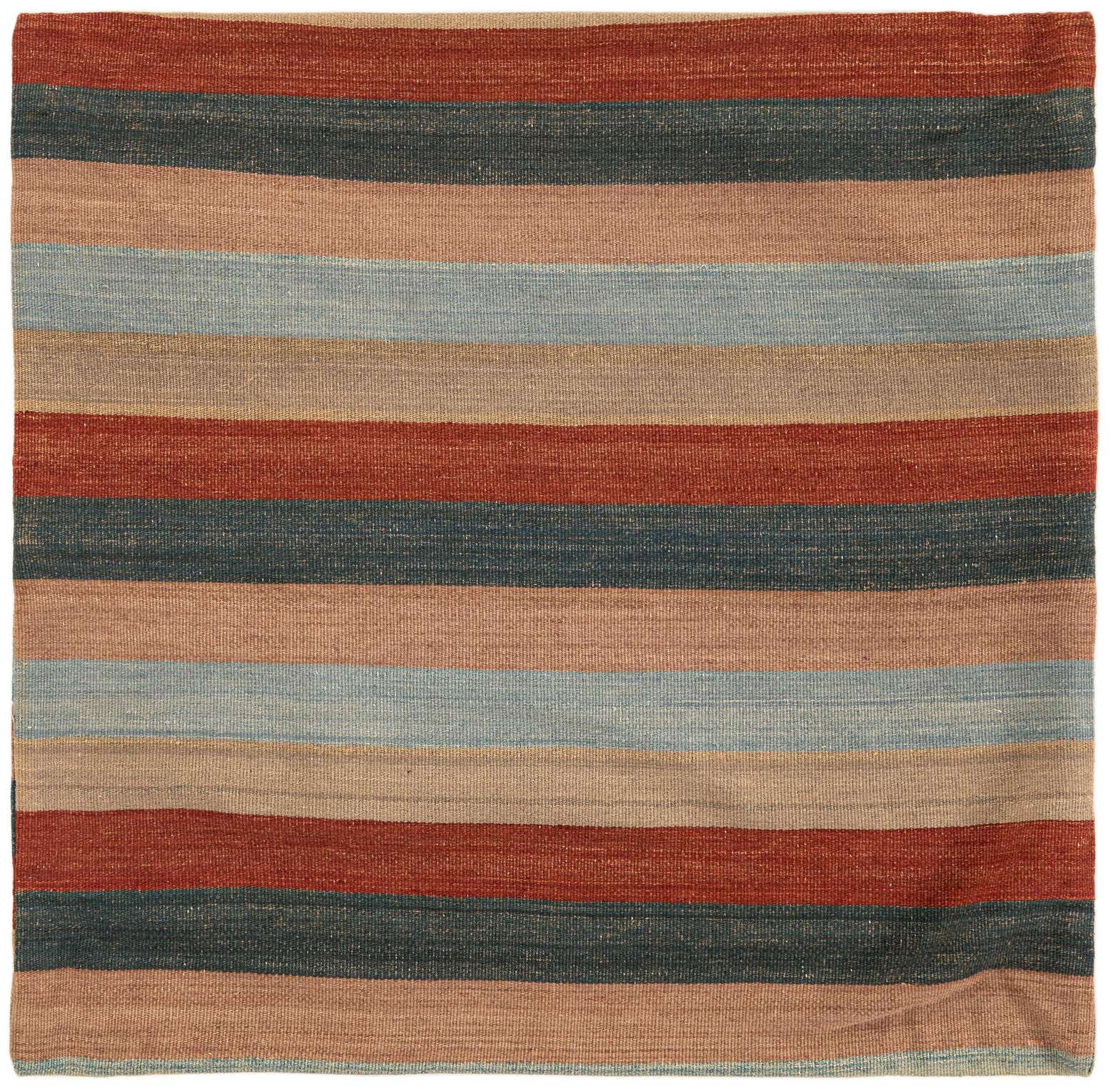 3' 3 x 3' 3 Hand Knotted Persian Wool Square Rug