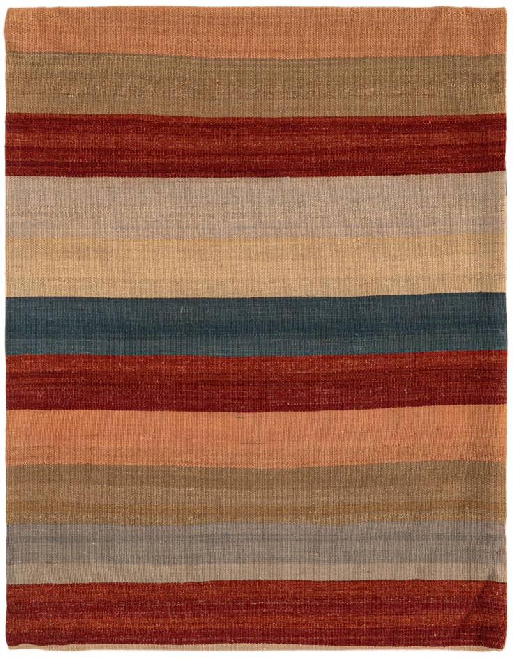 Detail image of 3' 3 x 3' 3 Hand Knotted Persian Wool Square Rug