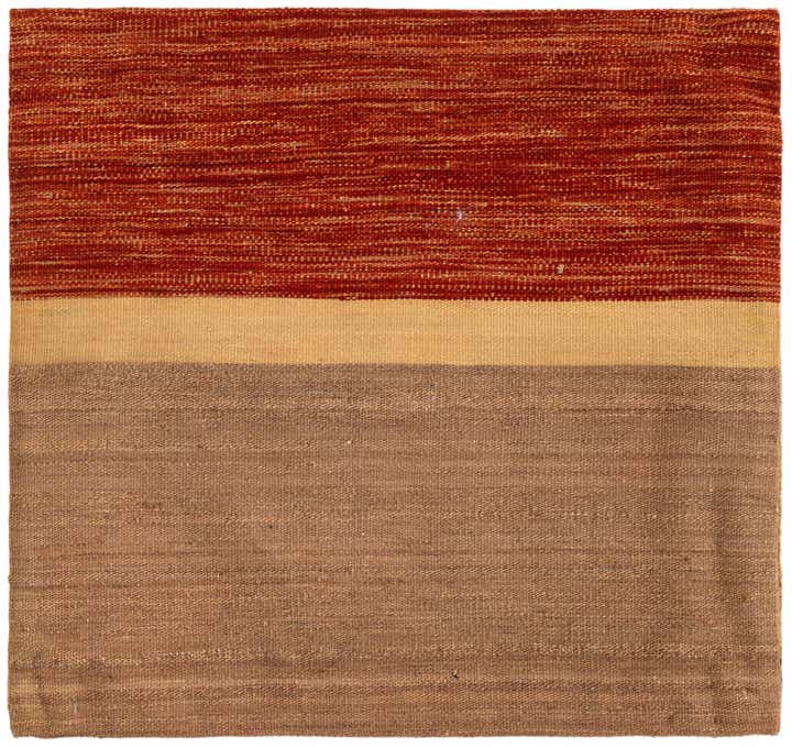 2' 4 x 2' 5 Hand Knotted Persian Wool Square Rug