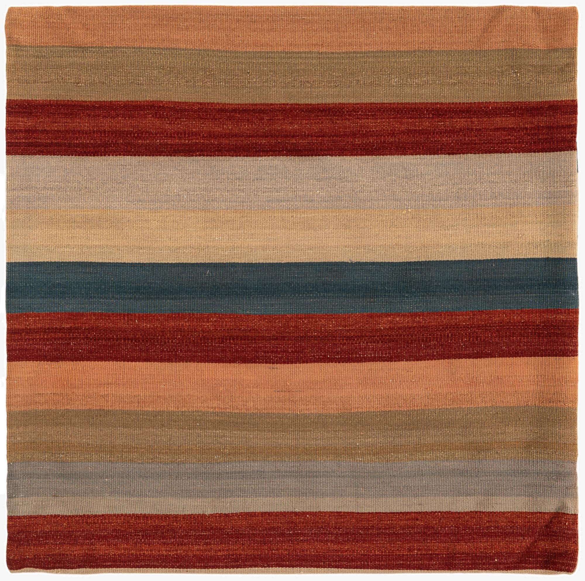 3' 3 x 3' 3  Hand Knotted  Persian Wool Square Rug