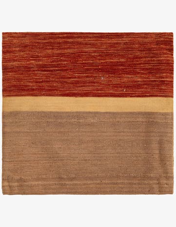 2' 4 x 2' 5 Hand Knotted Persian Wool Square Rug