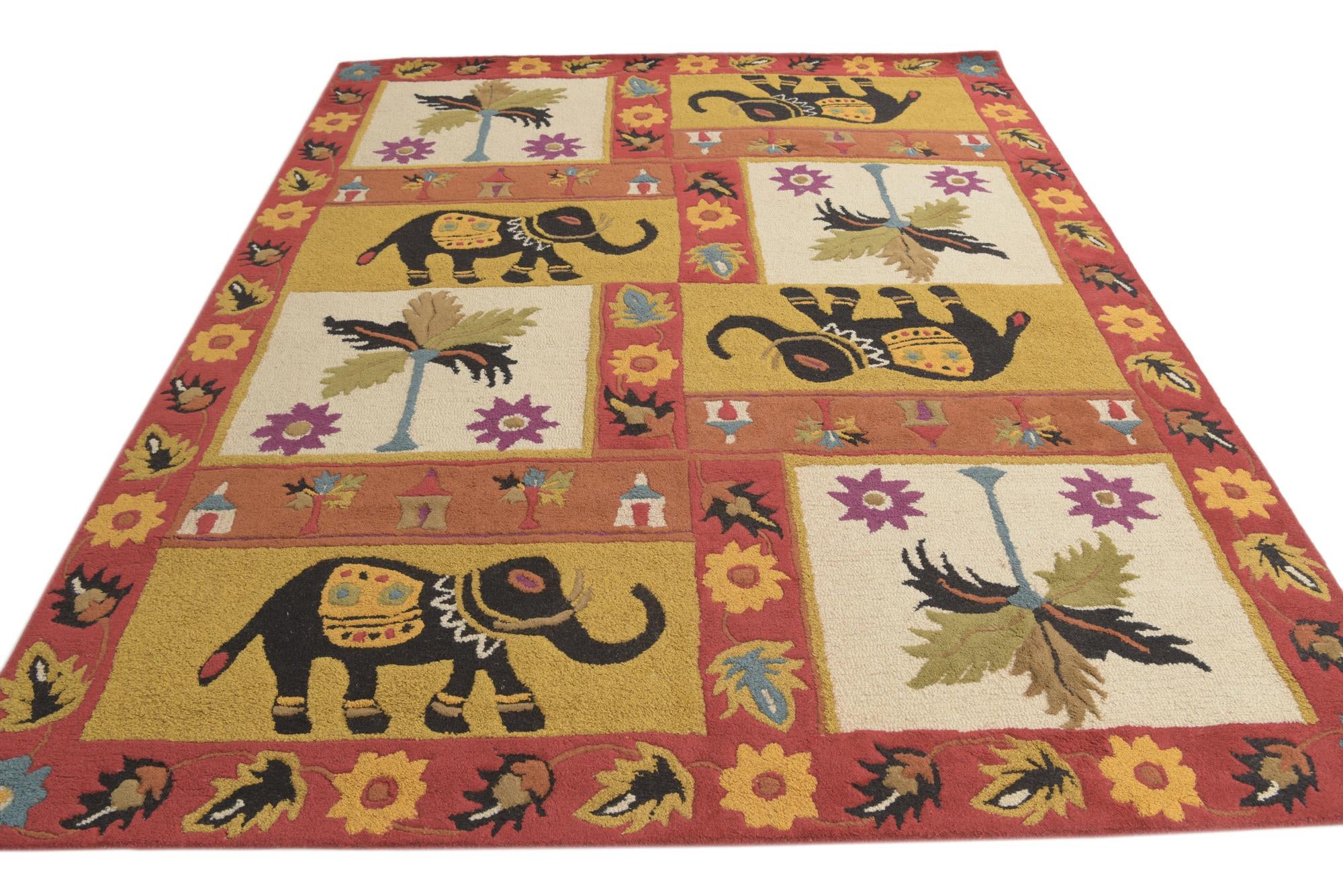 7' 8 x 9' 7 Agra Square Rug