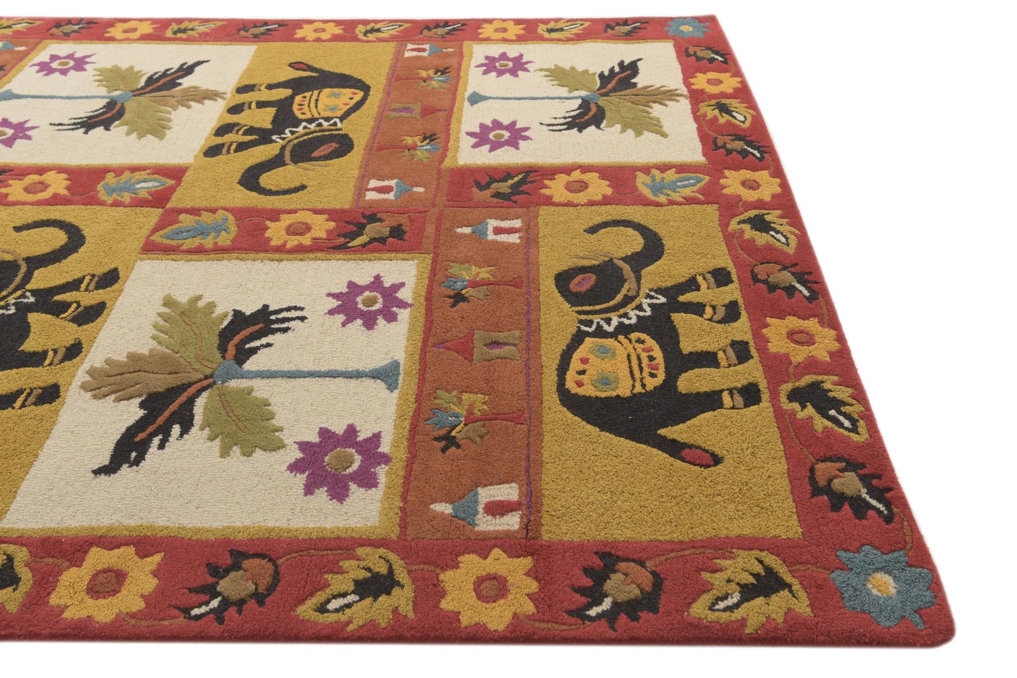 7' 8 x 9' 7 Agra Square Rug