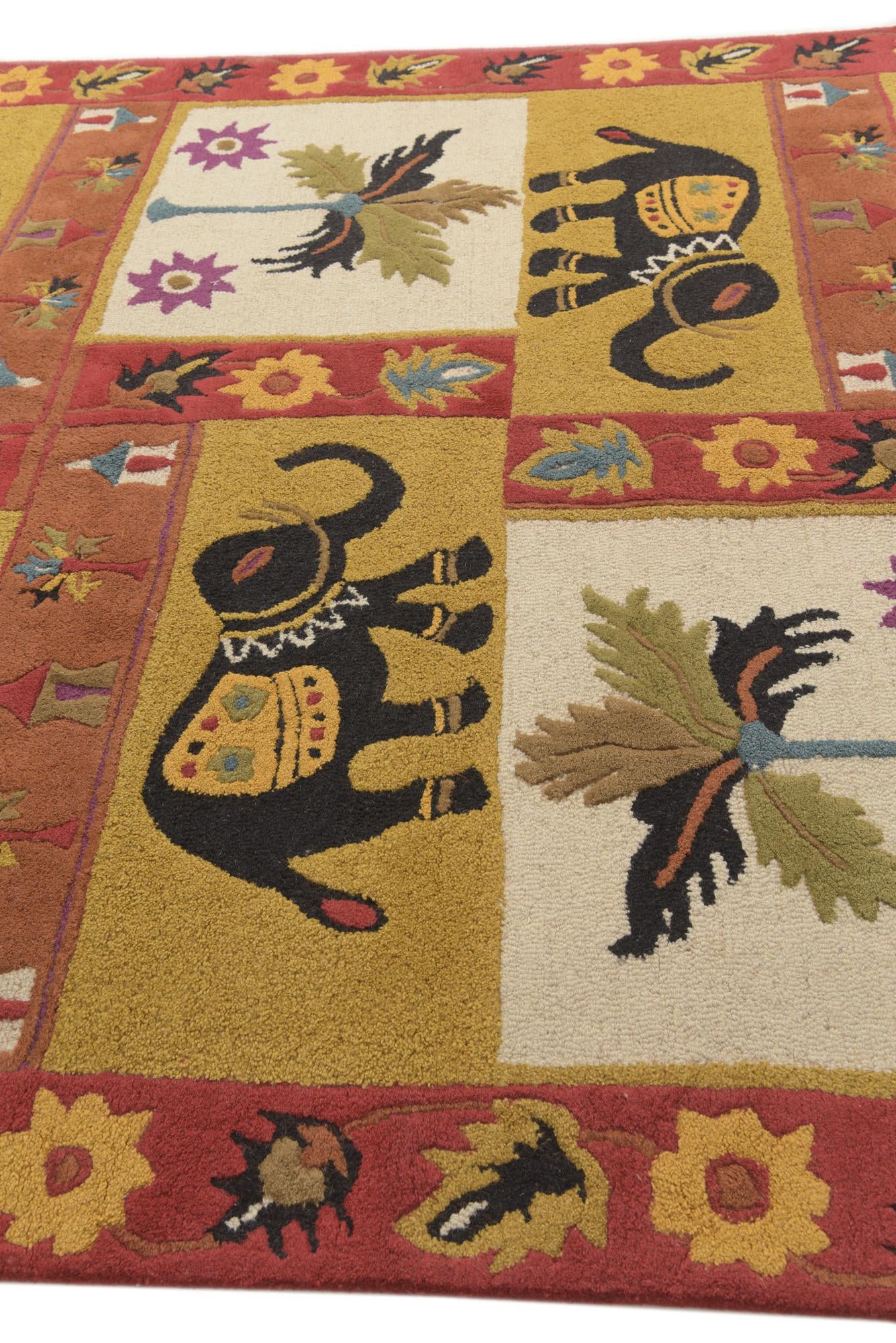 7' 8 x 9' 7 Agra Square Rug
