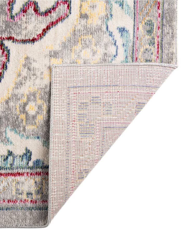 Detail image of 6' 7 x 6' 7 Aqua Square Rug