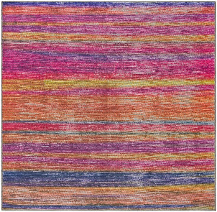 Detail image of 5' x 5' Asha Square Rug