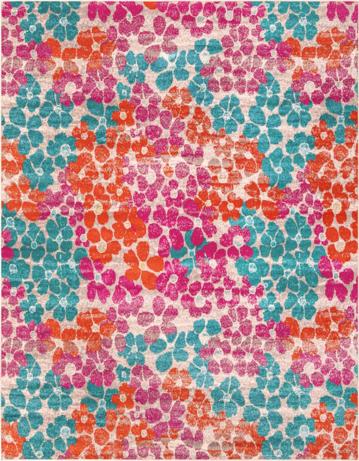 Detail image of 7' 10 x 7' 10 Azalea Square Rug