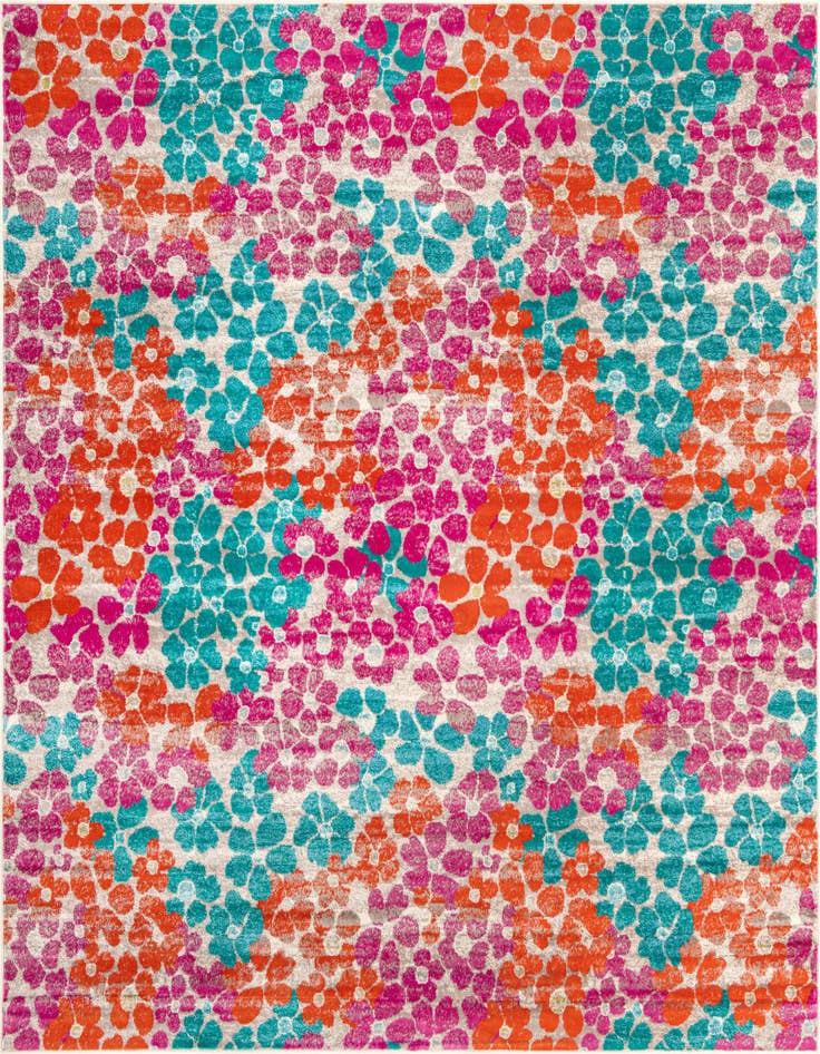 Detail image of 10' x 10' Azalea Square Rug