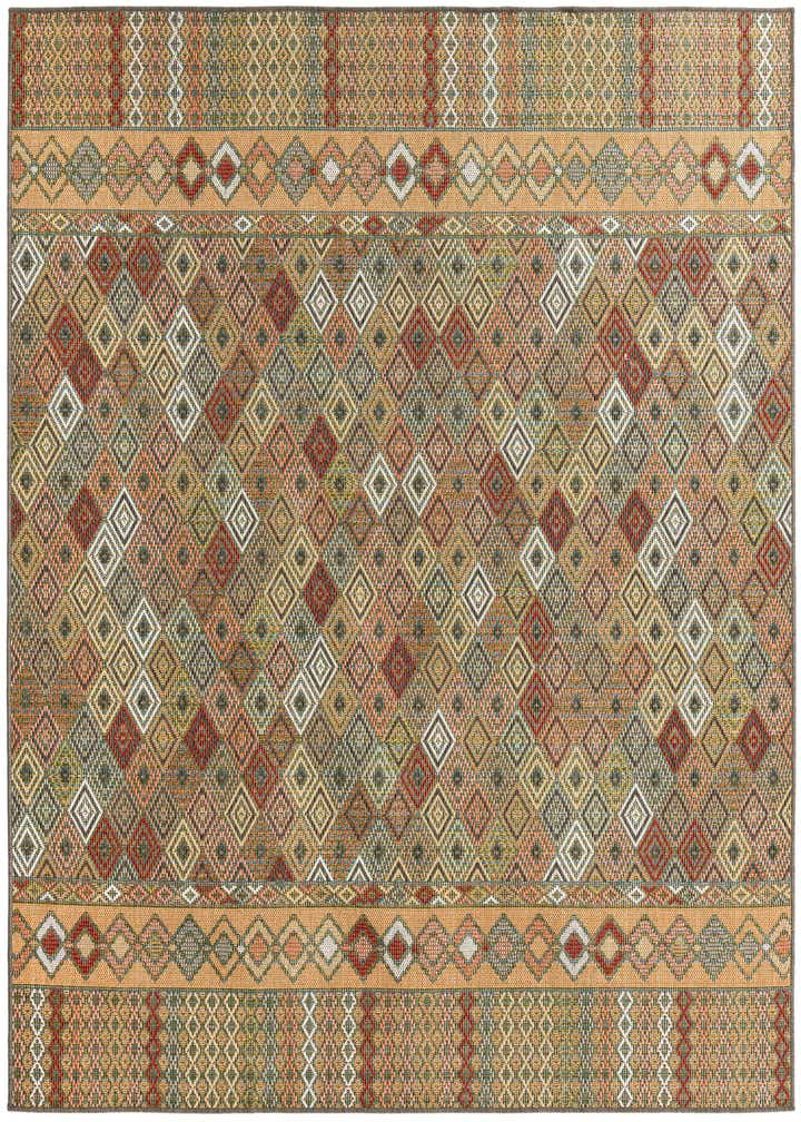 7' 10 x 7' 10 Easy-Clean Baja Indoor / Outdoor Square Rug