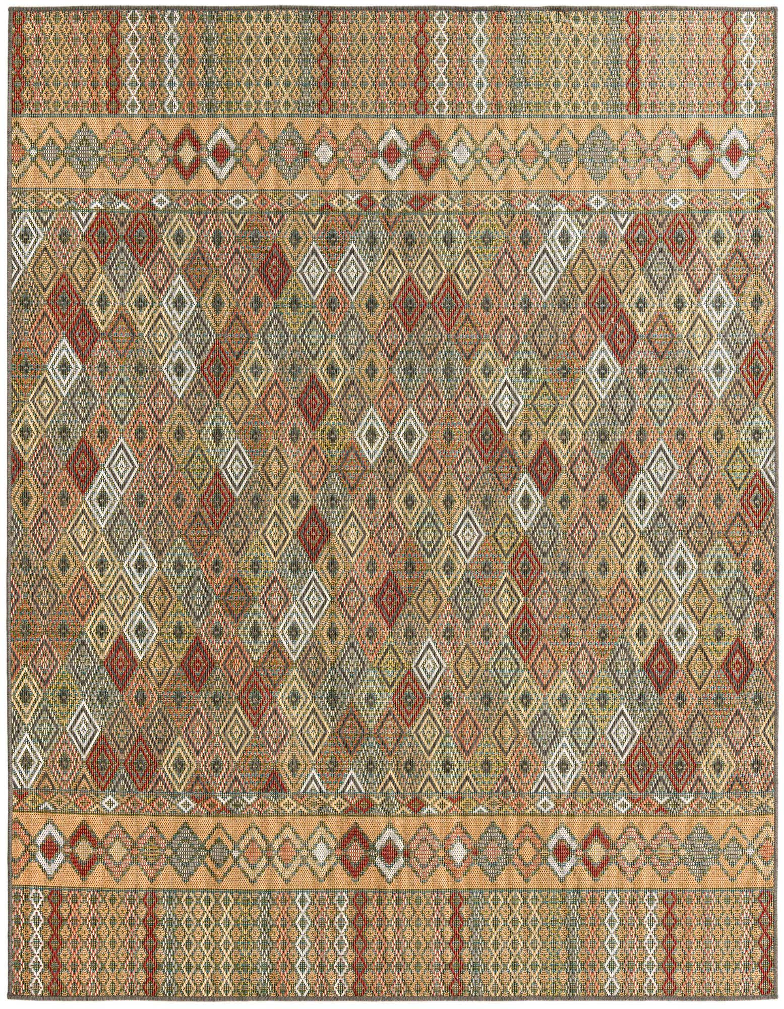 7' 10 x 7' 10 Easy-Clean Baja Indoor / Outdoor Square Rug