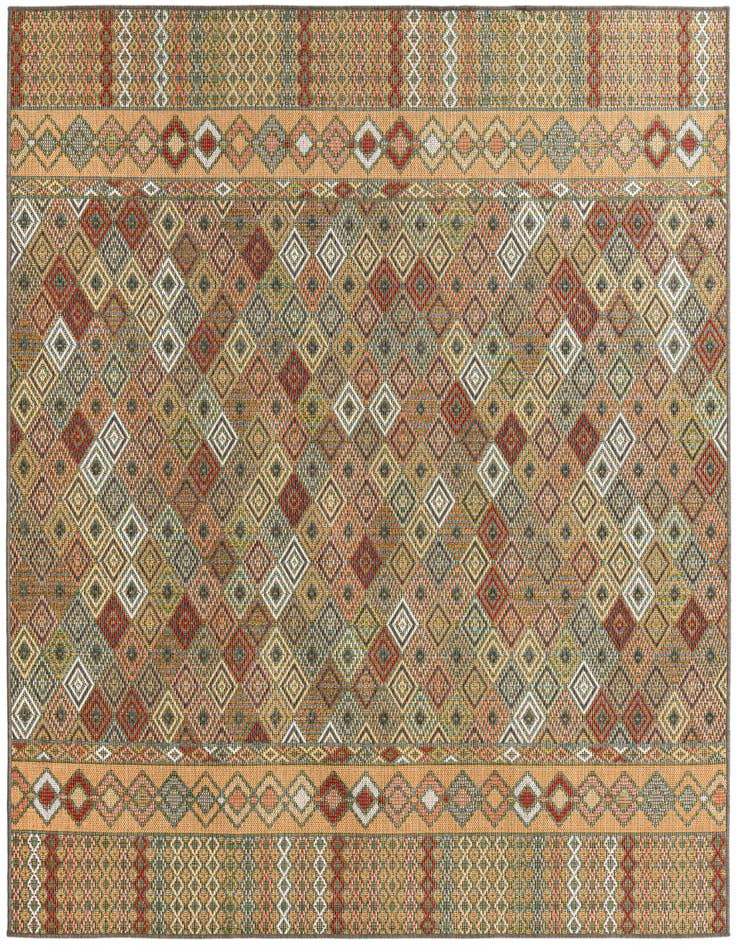 Detail image of 7' 10 x 7' 10 Easy-Clean Baja Indoor / Outdoor Square Rug