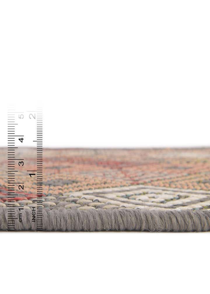 5' 3 x 5' 3 Easy-Clean Baja Indoor / Outdoor Square Rug