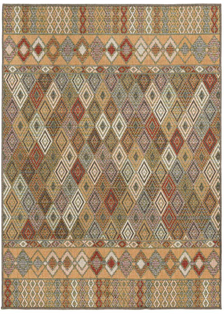 5' 3 x 5' 3 Easy-Clean Baja Indoor / Outdoor Square Rug