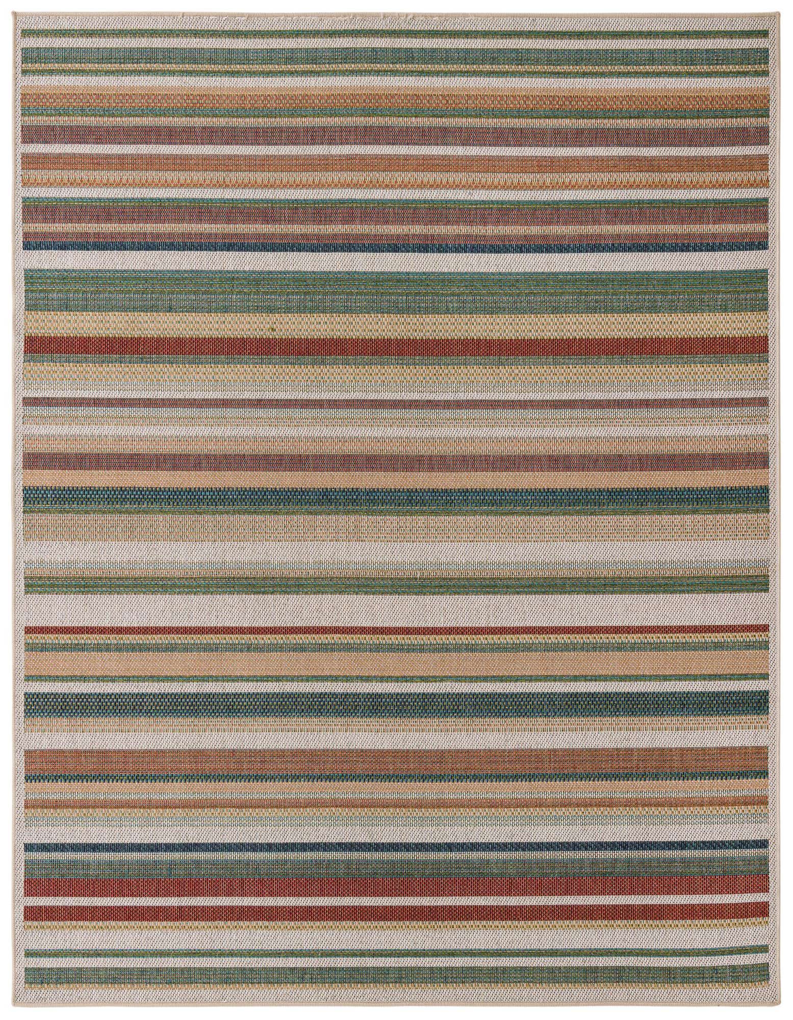 7' 10 x 7' 10 Easy-Clean Baja Indoor / Outdoor Square Rug