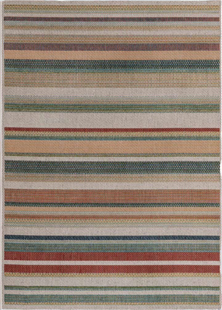 5' 3 x 5' 3 Easy-Clean Baja Indoor / Outdoor Square Rug