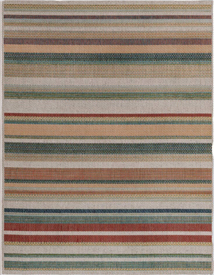 Detail image of 5' 3 x 5' 3 Easy-Clean Baja Indoor / Outdoor Square Rug