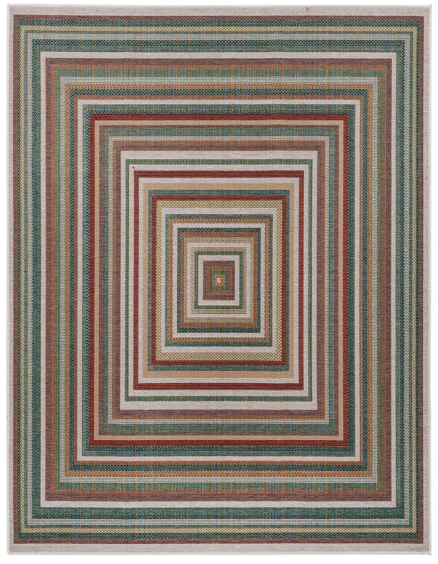 7' 10 x 7' 10 Easy-Clean Baja Indoor / Outdoor Square Rug
