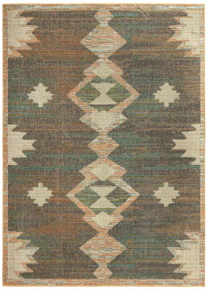 7' 10 x 7' 10 Easy-Clean Baja Indoor / Outdoor Square Rug