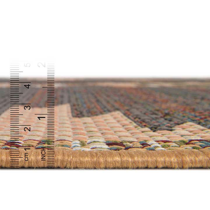 7' 10 x 7' 10 Easy-Clean Baja Indoor / Outdoor Square Rug