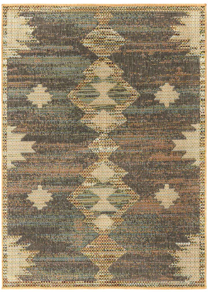 5' 3 x 5' 3 Easy-Clean Baja Indoor / Outdoor Square Rug