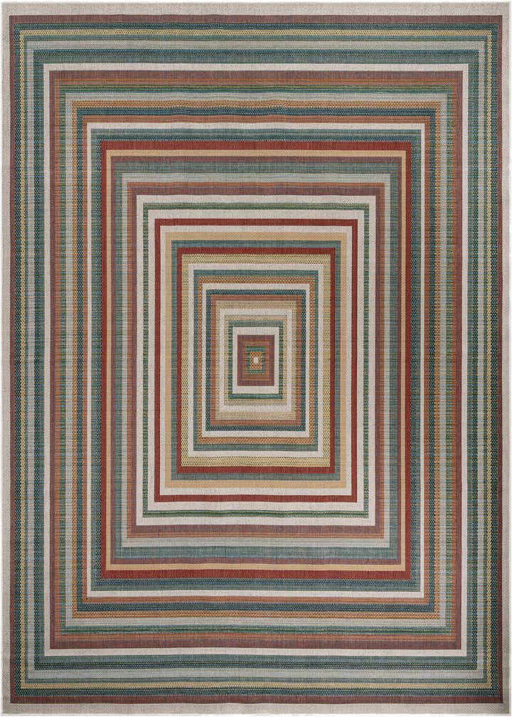 12' x 12' Easy-Clean Baja Indoor / Outdoor Square Rug
