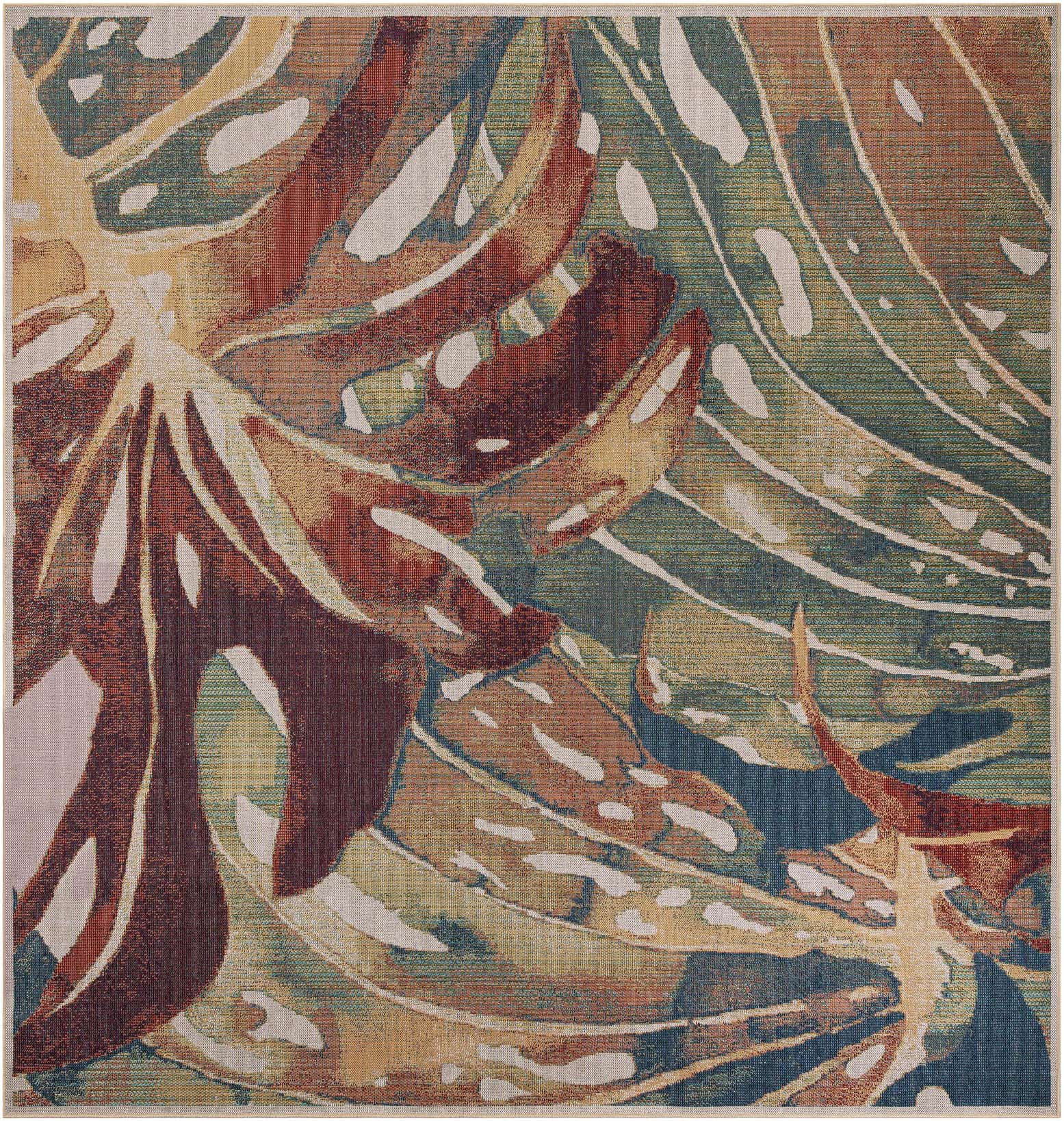 12' x 12' Easy-Clean Baja Indoor / Outdoor Square Rug