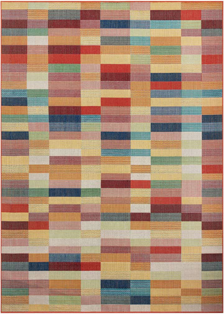 10' x 10' Easy-Clean Baja Indoor / Outdoor Square Rug