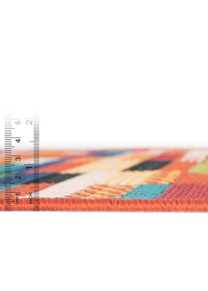 7' 10 x 7' 10 Easy-Clean Baja Indoor / Outdoor Square Rug