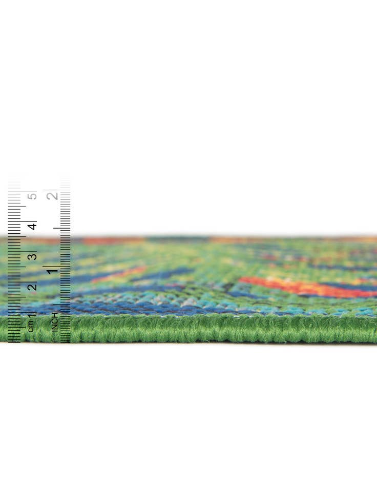 Detail image of 10' x 10' Easy-Clean Baja Indoor / Outdoor Square Rug