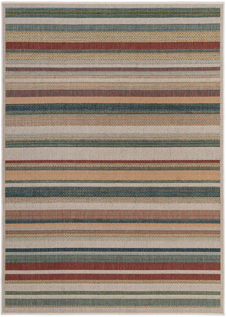6' x 6' Easy-Clean Baja Indoor / Outdoor Square Rug