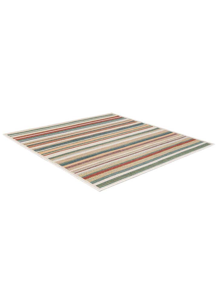 6' x 6' Easy-Clean Baja Indoor / Outdoor Square Rug