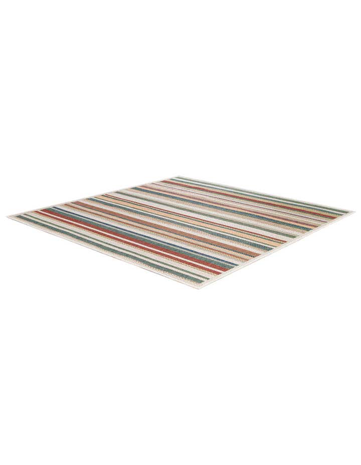 6' x 6' Easy-Clean Baja Indoor / Outdoor Square Rug