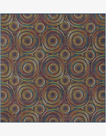 Easy-Clean Baja Indoor / Outdoor Square Rug