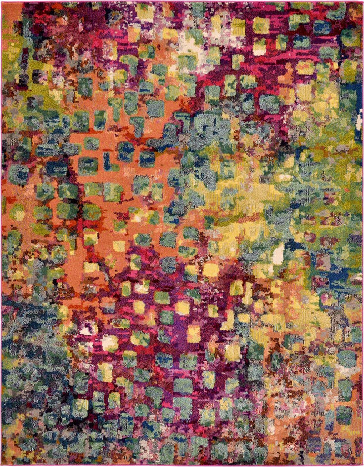Detail image of 8' x 8' Washable Barcelona Square Rug