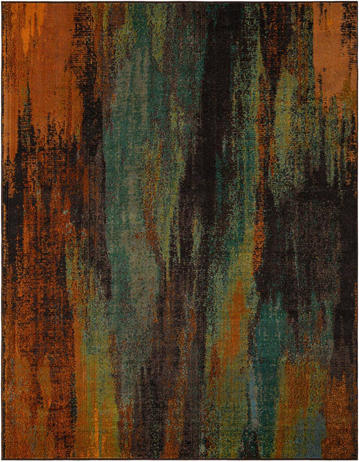 Detail image of 8' x 8' Washable Barcelona Square Rug