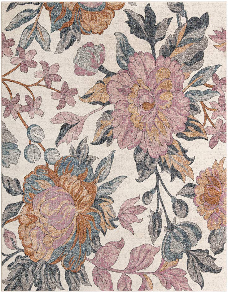 Detail image of 8' x 8' Blossom Square Rug