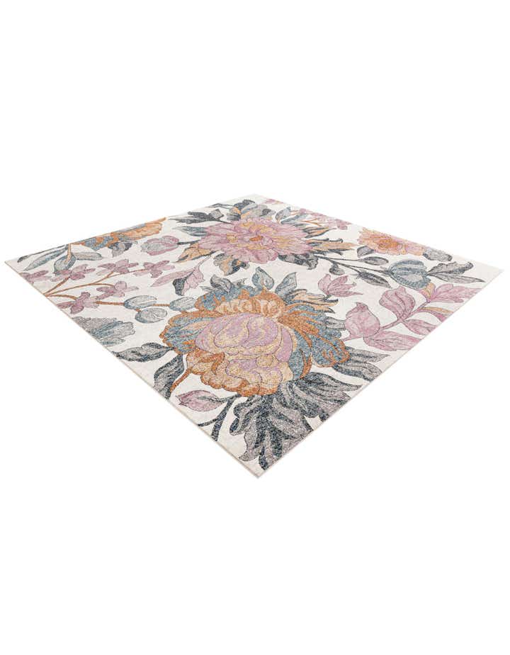 8' x 8' Blossom Square Rug