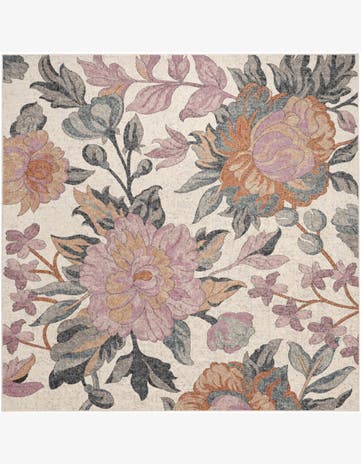 305cm x 305cm Blossom Quadrat Teppich