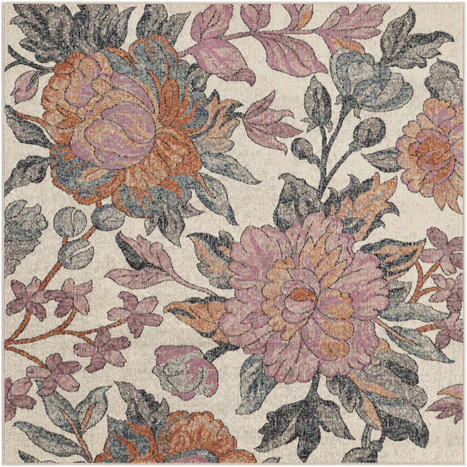 155cm x 155cm Blossom Square Rug