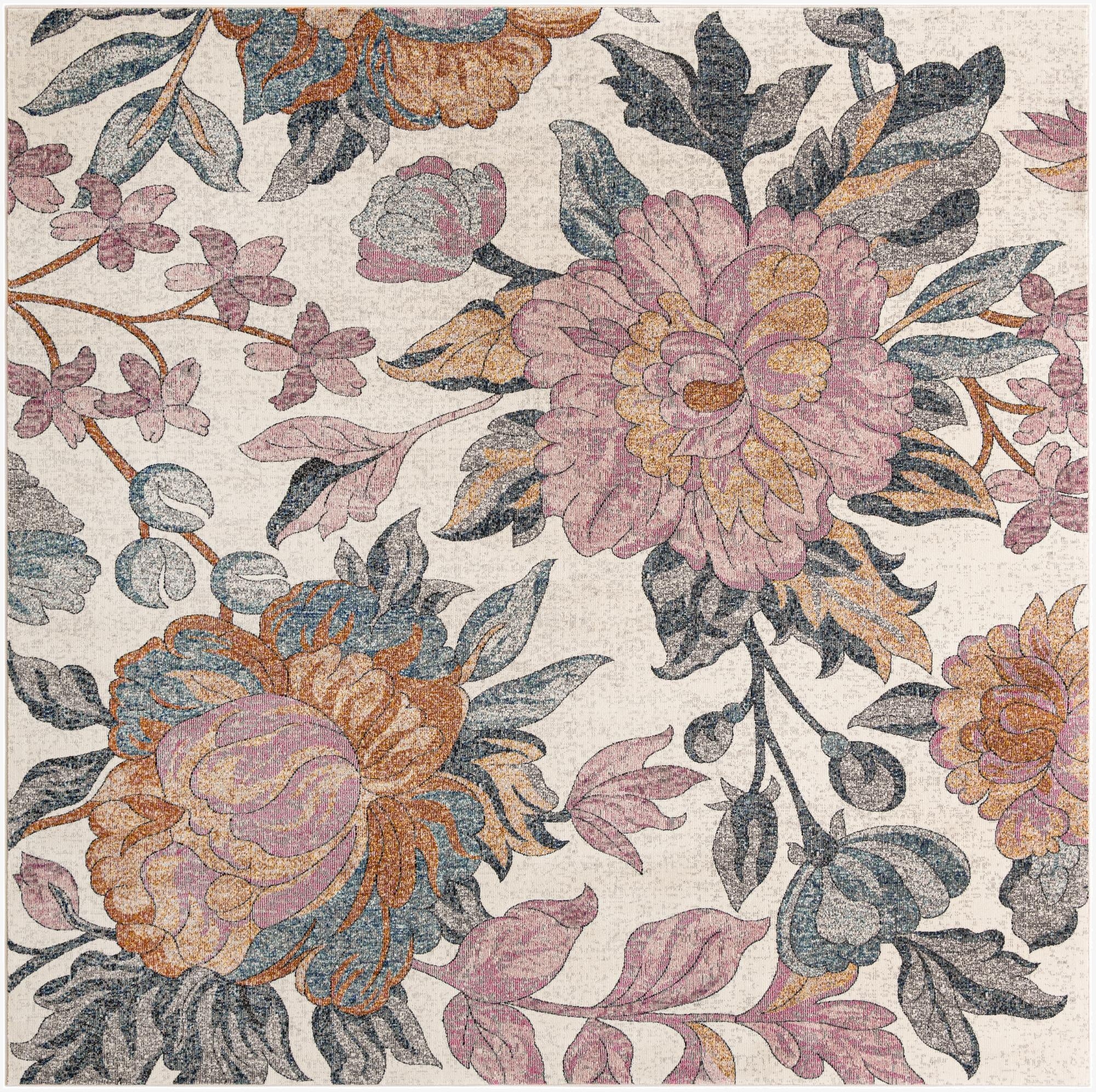 8' x 8' Blossom Square Rug