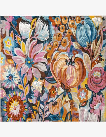 Blossom Square Rug