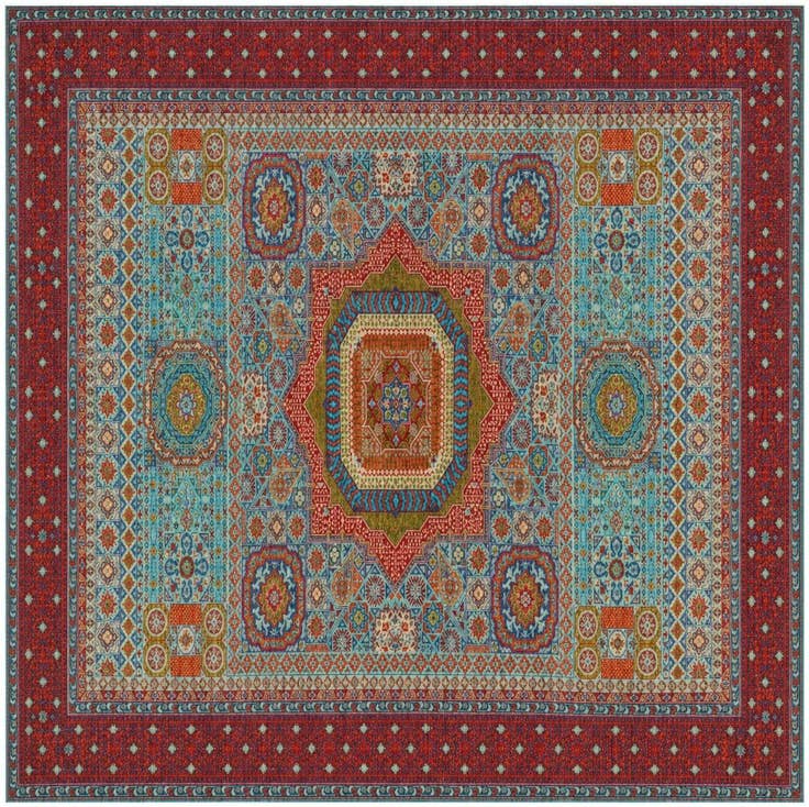 Detail image of 7' 9 x 7' 9 Boutique Square Rug
