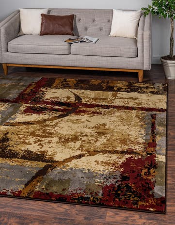 Cafe Square Rug